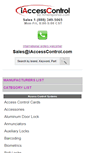 Mobile Screenshot of iaccesscontrol.com
